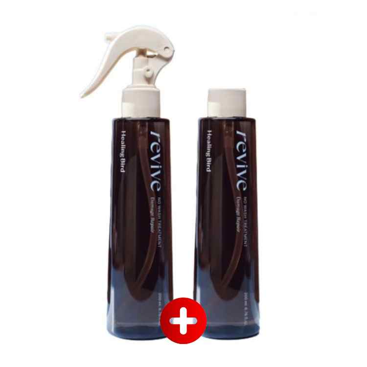 【韓国人気正規品】リバイブ ノーウォッシュ トリートメント ダメージリペア リフィル 企画（本品200ml+リフィル200ml） ダメージヘアケア 保湿 洗い流さないトリートメント