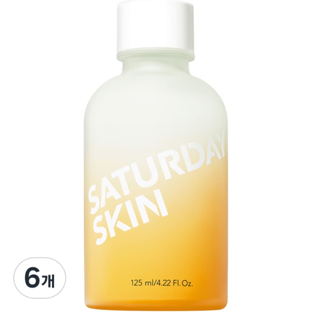 サタデースキン ゆず ビタミンC ブライトトナー125ml6個