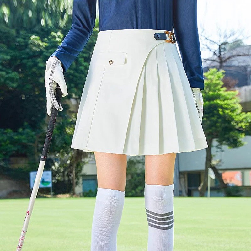 ゴルフスカート 2026 テニススカート レディース 白 黒 グレー 痩せ見え 学園系 ミニスカート ゴルフ ゴルフウェア スポーツ