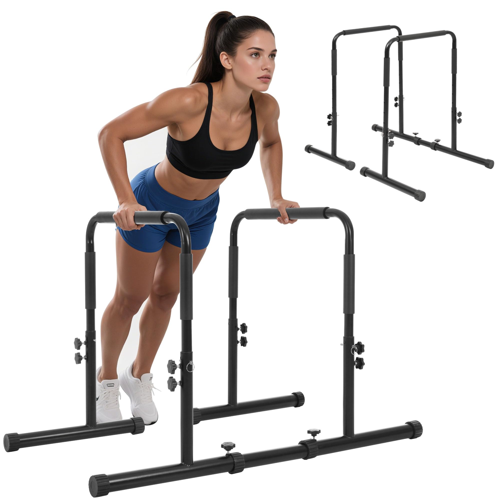 ディップススタンド 耐荷重200kg 折りたたみ ディップスマシン ディップスバー 懸垂 チンニング トレーニング フィットネス 筋トレ ストレッチ 筋トレ器具 運動器具 握力 トレーニング器具