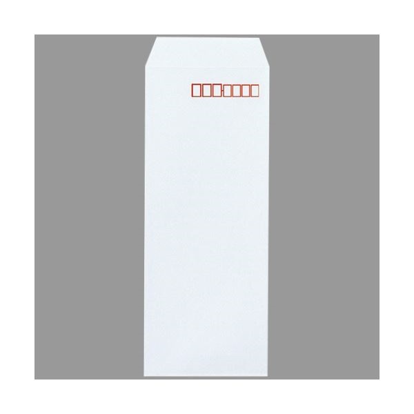 （まとめ） ピース R40再生ケント封筒 長4080g／m2 枠あり ホワイト 443 1パック（100枚） 10セット