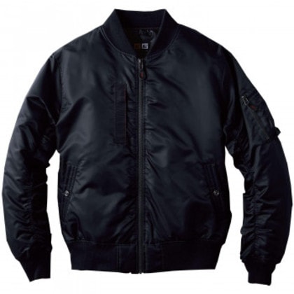 桑和 0014-00 フライトブルゾン Mサイズ ブラック(4) G.GROUND