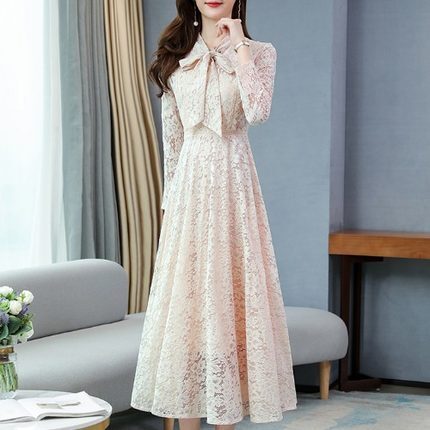 ワンピース デート ワンピドレス ロング ロング丈 袖あり 長袖 レース かわいい 大人可愛い きれいめ シンプル カジュアル 大人 上品 おしゃれ お洒落 主役級 存在感 春 秋 10代 20代