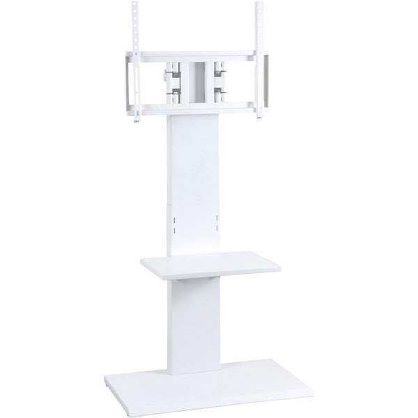 54541 壁掛け風アングルテレビ台 ハイ ホワイト メーカー直送