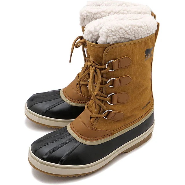 ブーツ 1964 パックナイロンウォータープルーフ [NM5189-224] メンズ 靴 防水 スノーブーツ ウィンターブーツ Camel-Brown/Black