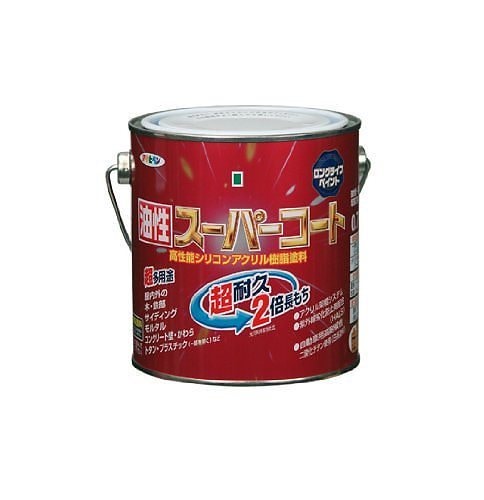 （まとめ買い）油性スーパーコート 0.7L ミルキーホワイト [x3缶セット] 6,156円