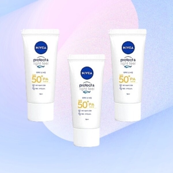 ニベアプロテクト アンド ライト フィル パーフェクト サンセラム 90ml (SPF50+) 3本