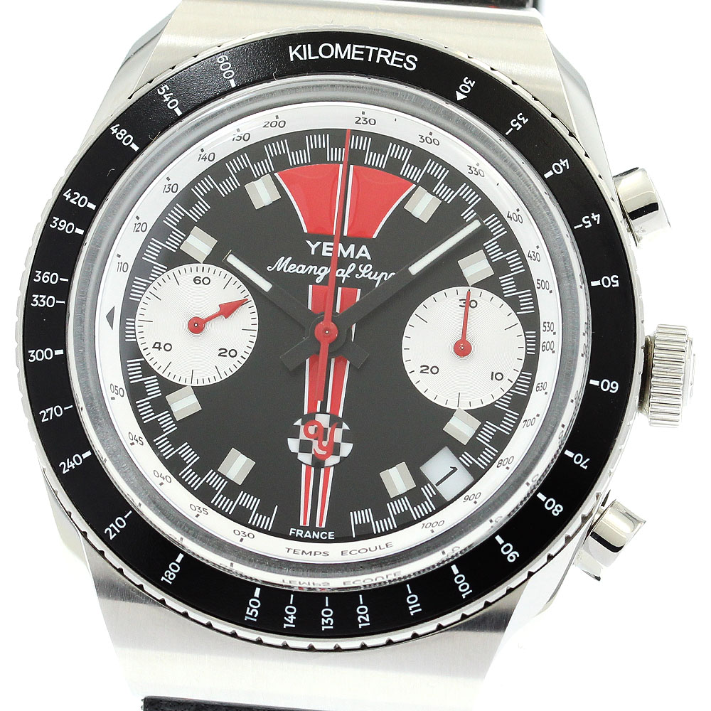 イエマ YEMA YMEAN24JP-AA33LS ミーングラフ スーパー ジャパンリミテッドエディション 限定500本 自動巻き 美品 箱・保証書付き_875881【中古】