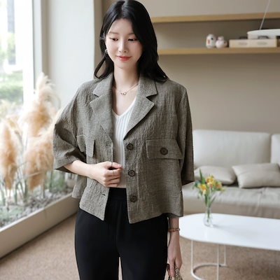 クリックアンファニー リュシンチ ツイードジャケット [マルチ]