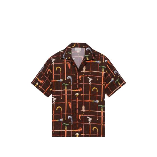 DROLE DE MONSIEUR Men Shirts K SH230 VI033 BROWN