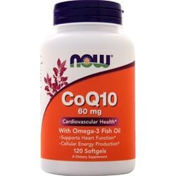 NOW　CoQ10オメガ3魚油配合　120錠