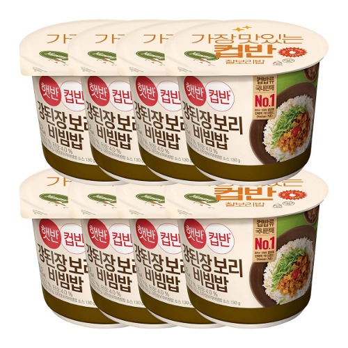 CJサンバーンカップバン強味噌麦ビビンバ280g x 8簡単なお食事