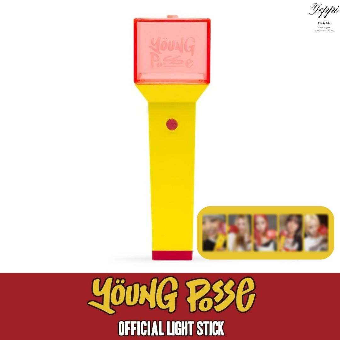 【 当日出発 】YOUNG POSSE - OFFICIAL LIGHT STICK [ 特典フォトカード5枚付 ] 公式グッズ ペンライト 応援棒