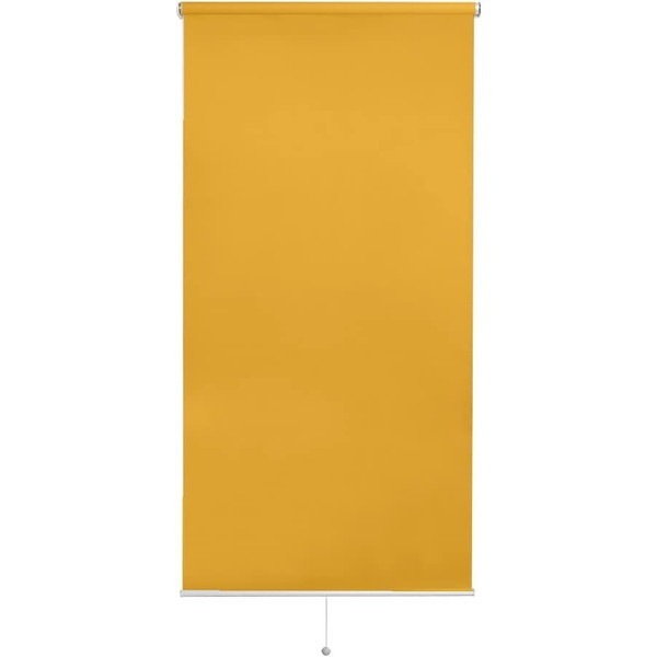ホームテイスト SH-16-H90 壁空け不要!つっぱりロールスクリーン 幅90cm(採光タイプ) YE イエロー メーカー直送