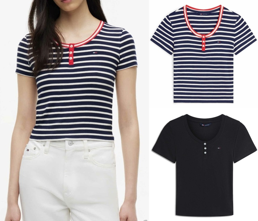Henry Neck T-shirt (T32G6TTO12TWT1)