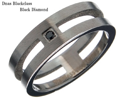 ダナスダイヤモンドリングDanas Blackclassステンレスリング/プレゼント/ギフト/アクセ