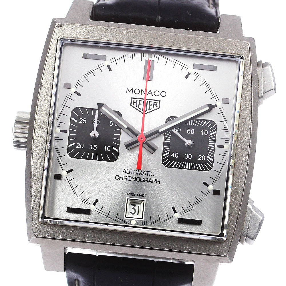 タグホイヤー TAG HEUER CAW218B モナコ デイト クロノグラフ 自動巻き メンズ _768502【中古】 421,200円