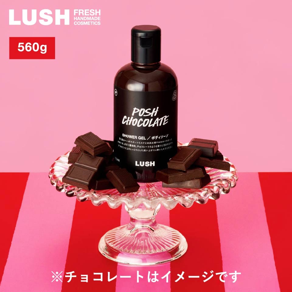 ポッシュチョコレート シャワージェル 560g 石鹸 石けん ボディソープ ヴィーガン プチギフト コスメ