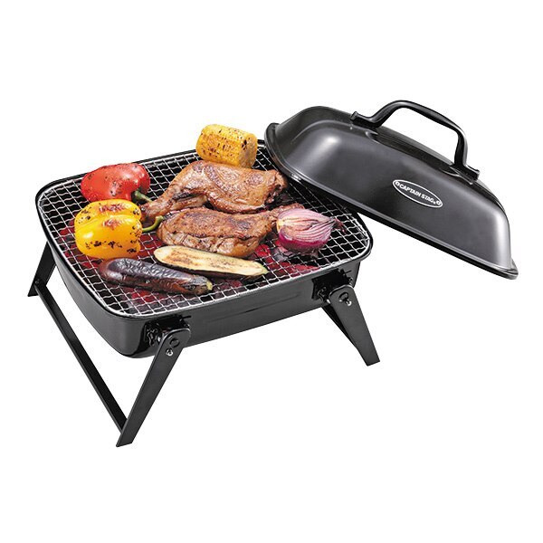 バーベキューコンロ オーブングリル ミニ BBQ スモーク キャプテンスタッグ （ アウトドア グリ