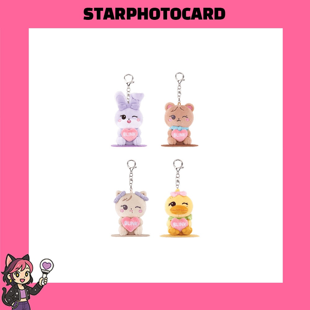 条件付き特典付き BLACKPINK DEADLINE MD - CHARACTER MAGNETIC PLUSH KEYRING