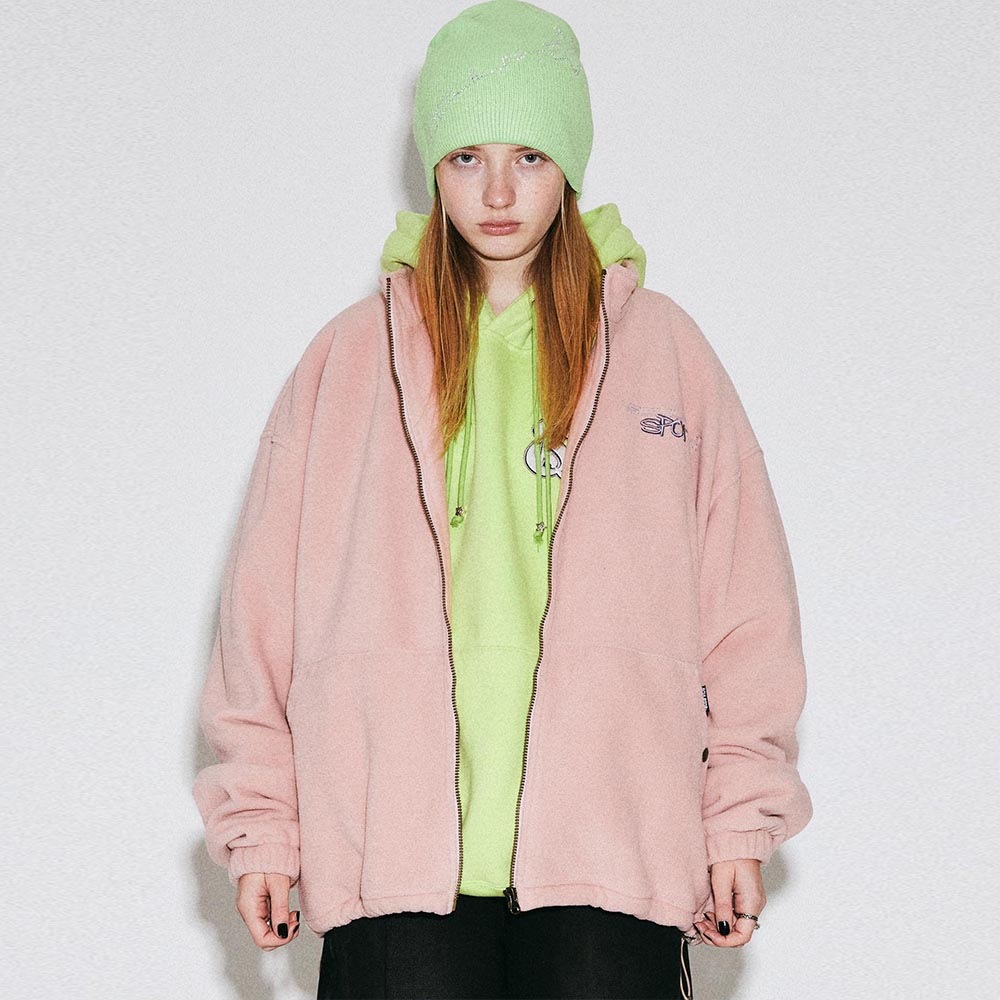 人気 スポーツロゴフリースジャケットダスティピンク テーラードジャケット 옵션 M Www Ivoiresante Net