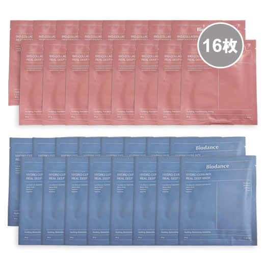 Bio-Collagen Real Deep Mask / Hydro Cera-Nol Real Deep Mask 16ea