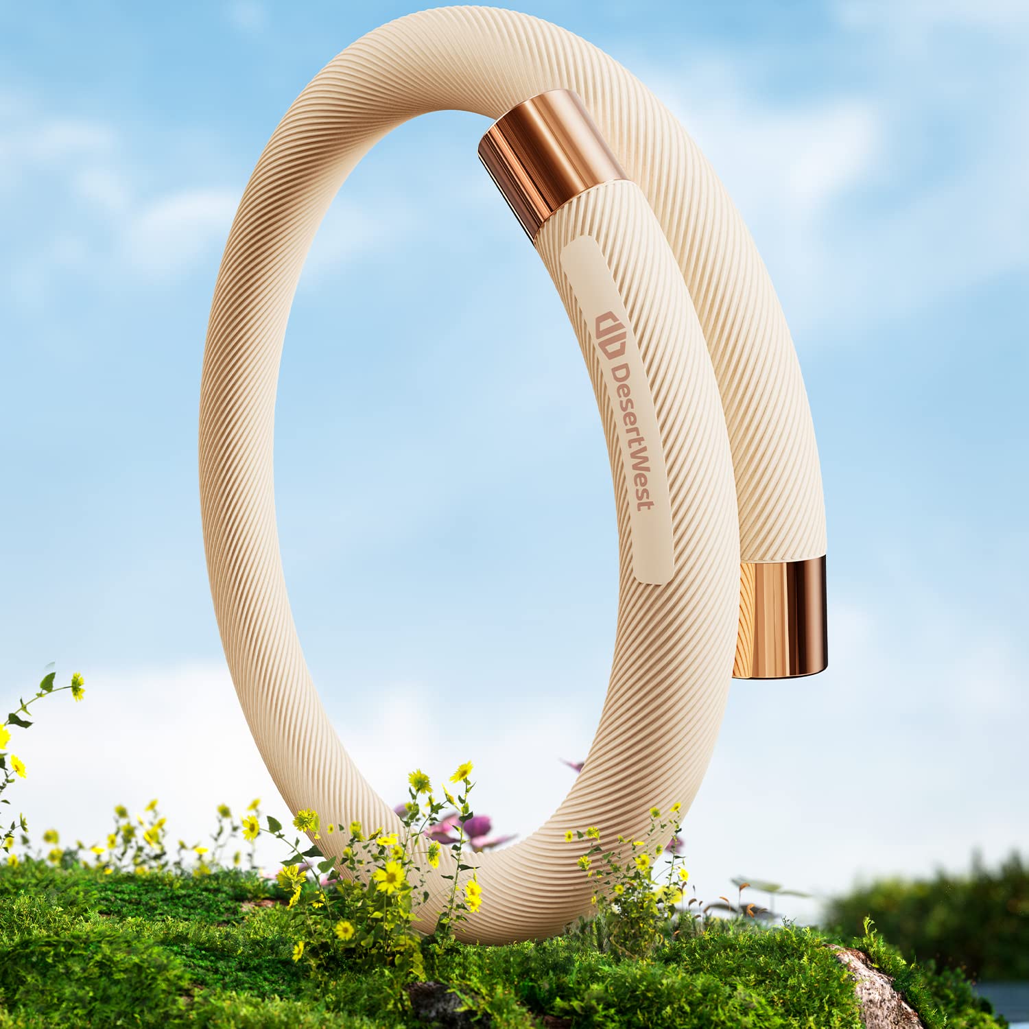 【2025虫よけ効果7倍アップ】DesertWest 虫除け ブレスレット 効果200日持続 天然成分 大人子供兼用 蚊除けブレスレット 蚊よけリング ダニよけ サイズ調整可能 オシャレ アウトドア 4,887円