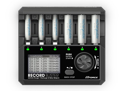 G-FORCE Record Buster AA/AAA Charger【G0156】 ラジコン用充電器 G-FORCE.G0156　Record Buster Charger