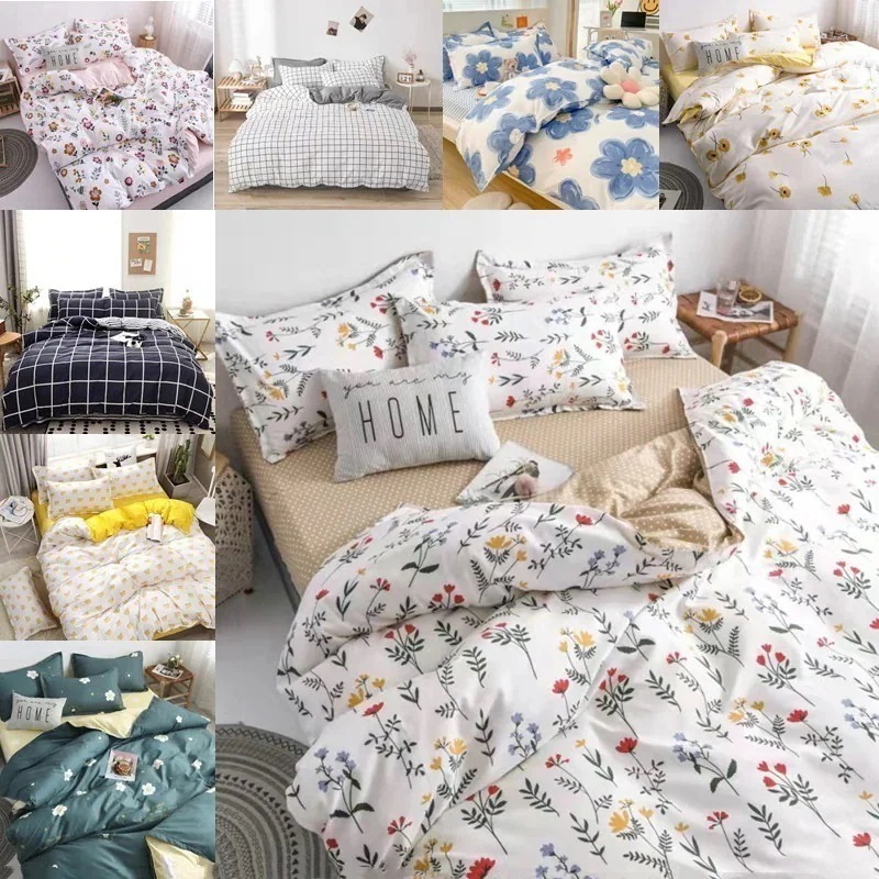 布団カバー セット 綿 ベッドカバー 寝具セット 枕カバー おしゃれ シングル セミ 311