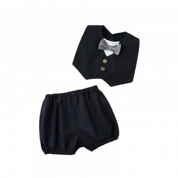 男の子フォーマル2点セット 黒 k55-01401