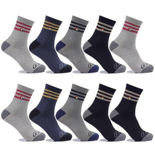 アーノルドパーマーねじれ防止メンズカジュアルソックスミドル丈10足 MSP002 綿ソックス