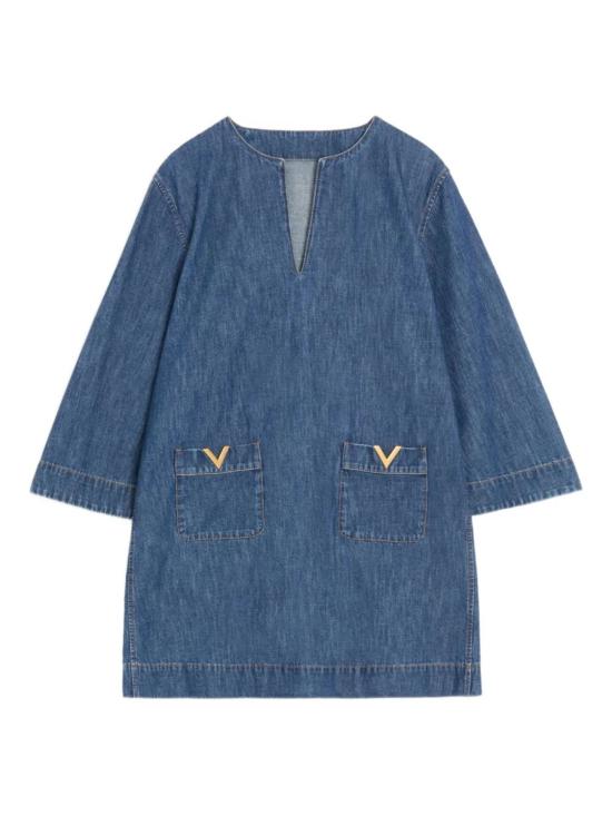 VALENTINO GARAVANI Women Mid Skirts BDA03B9YA 558 Denim scuro