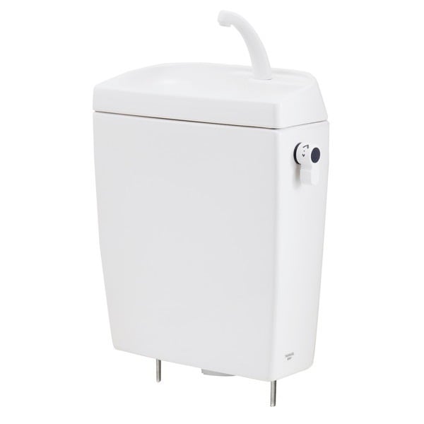 ジャニス工業 ST0793-1EM BW1 ピュアホワイト バリュークリンII [手洗付陶器タンク]