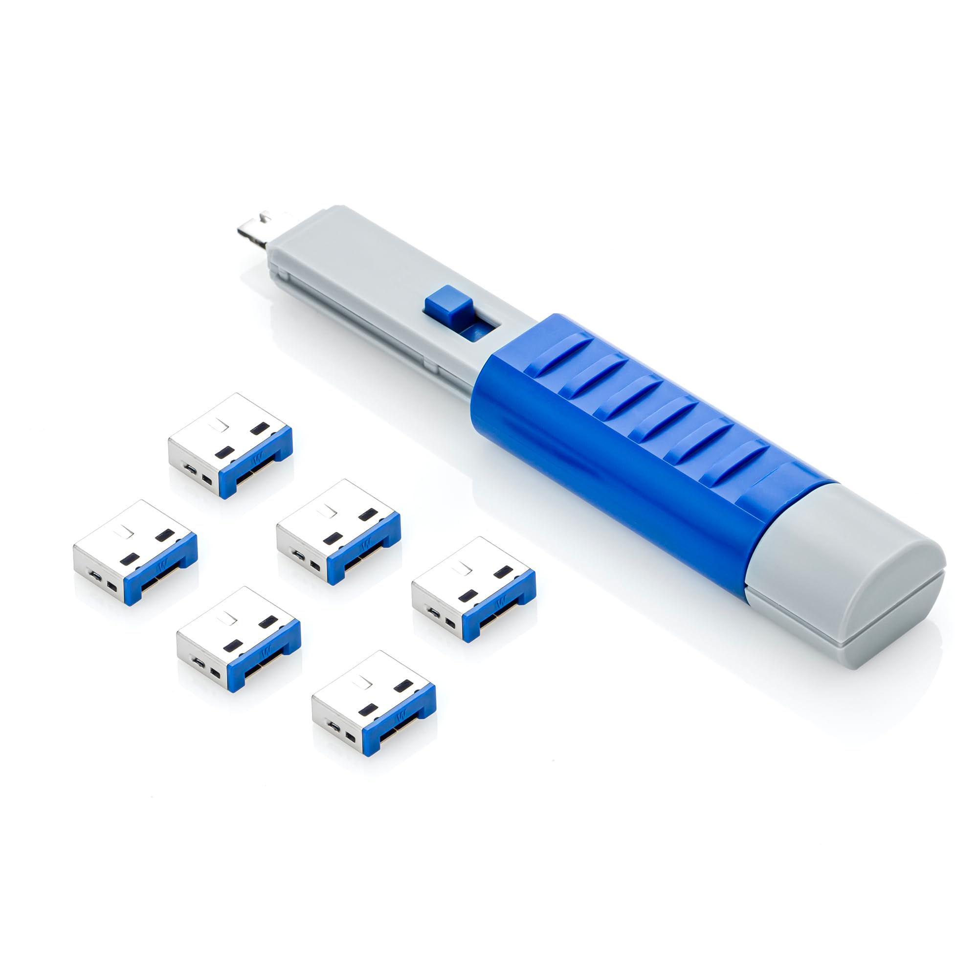 スマートキーパー ESSENTIAL USBポートロック6 UL03PK (6ブロッカー 1キー) Smart Keeper USB Port Lock 6 (6 Blockers 1 Key) (D