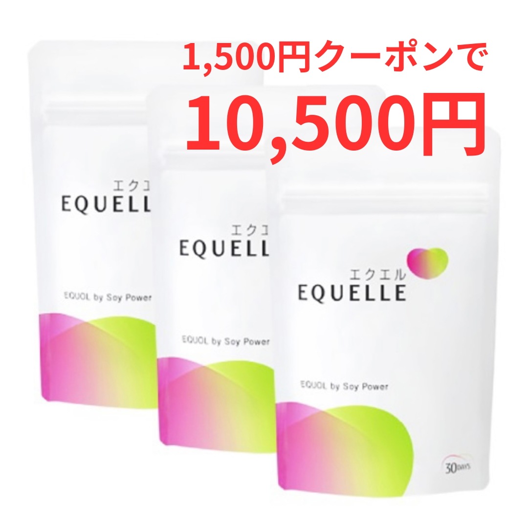 【BIG SALE】3個セット エクエル 120粒 パウチタイプ 大塚製薬 エクオール