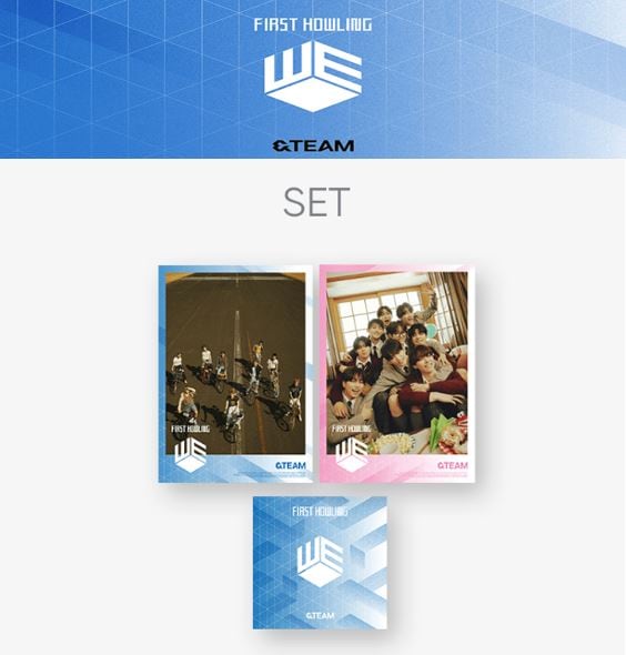 【3種セット】【&TEAM】 - 『First Howling : WE』 7,290円