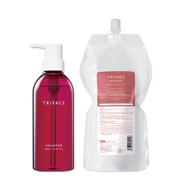 トリファクス シャンプー 490mL + 1000mL ボトル&詰め替え セット