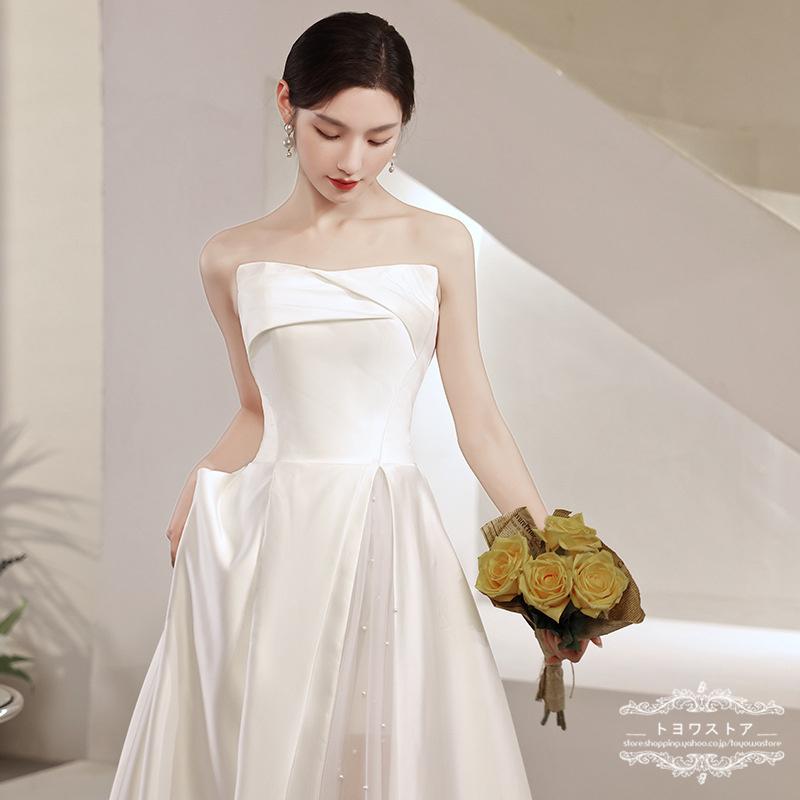 ウェディングドレス大きいサイズ結婚式ウェディングドレス購入安い花嫁二次会披露宴パーティードレス海外挙式前撮り記念前撮り