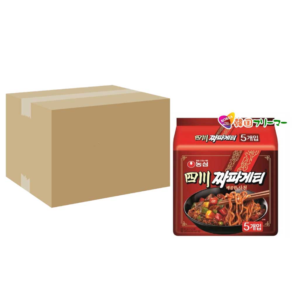 農心四川チャパゲティー 137g 1BOX　32袋入 韓国食品 輸入食品 少女時代 韓国食材/韓国料理/韓国お土産