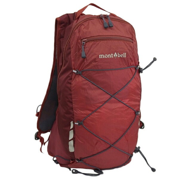 モンベル バック メンズ レディース リュック リュックサック バックパック ナイロン レッド フラットアイアンパック23 Flat Iron Pack 23 1133212CARD mont-bel