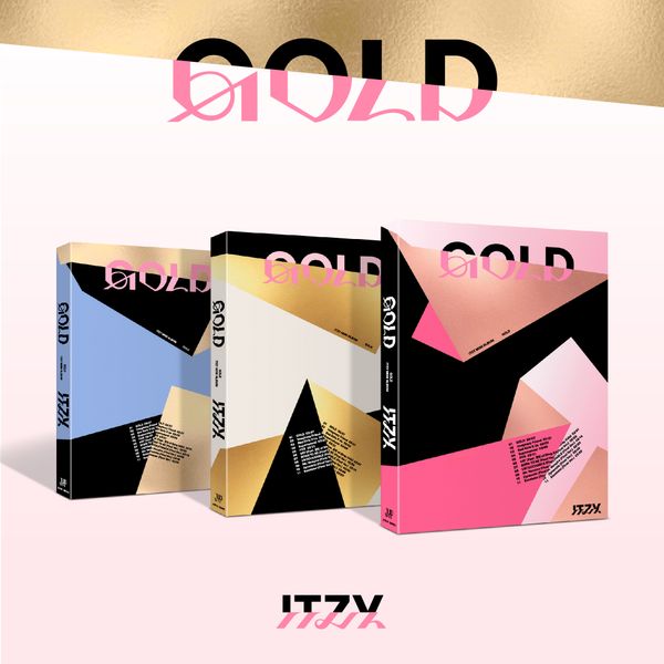 [3種セット] (STANDARD VER.) ITZY アルバム [GOLD] チャート反映 予約販売特典
