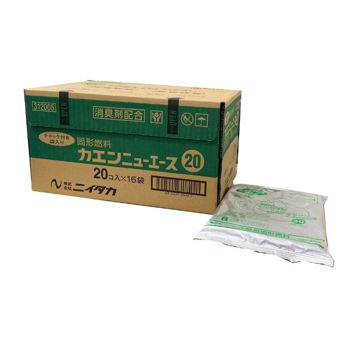 ニイタカ　チャック付き袋入りカエン20　20個パック×16袋（320個入）【取り寄せ商品・即納不可・代引き不可・返品不可】