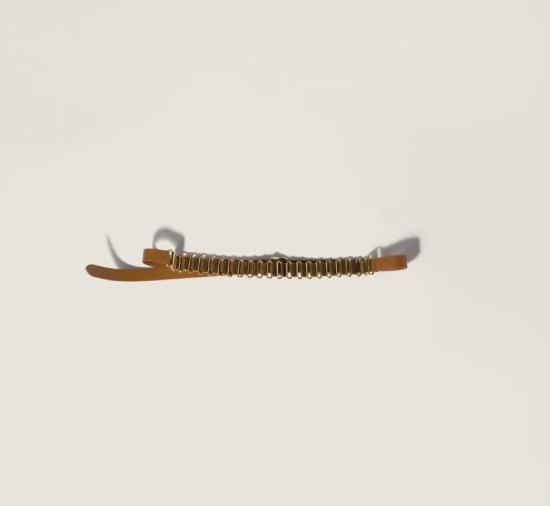 MIU MIU Women Regular Belts 5CC7052IBW F098L CARAMEL