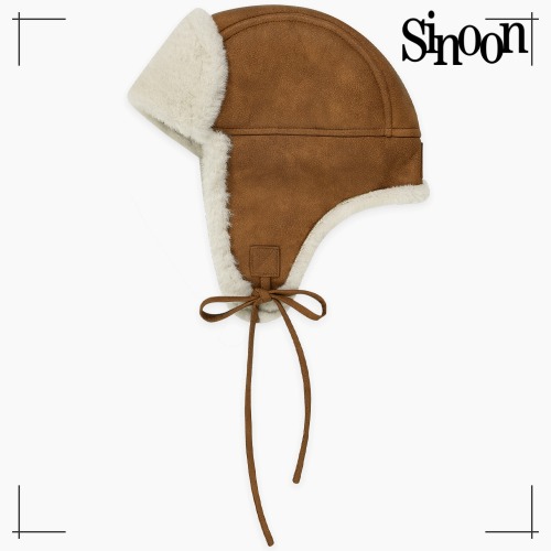 SINOON トゥルーパーハット Mustang Trooper Hat (Brown) キャンペーンハット シヌーン 韓国ファッション