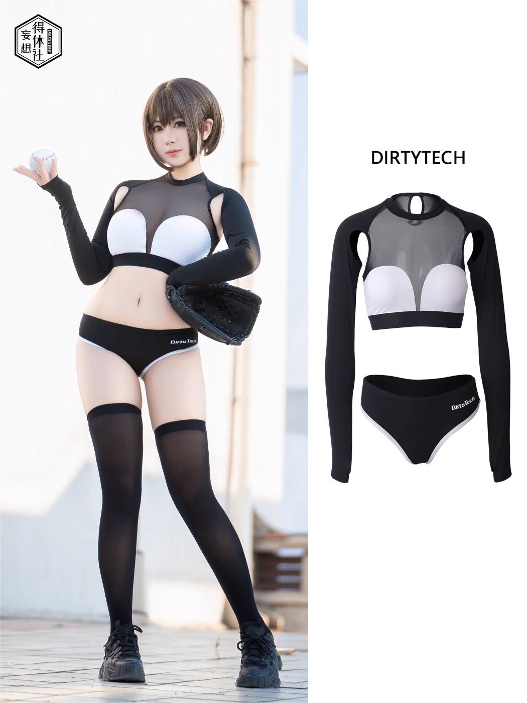 得体社　長袖水着セット 長袖ウエアー レオタード ビギニ コスプレ衣装