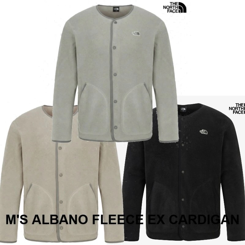韓国正規品保証 MEGA SALE NJ4FR60A ALBANO FLEECE EX CARDIGAN デイリー 基本 着装 男子 女子 人気 韓国 ファッション 男女共用 アウトドア