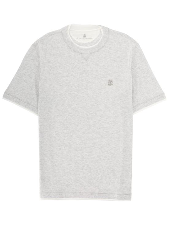 BRUNELLO CUCINELLI Men T-Shirts M0B137451G CY887 GREY