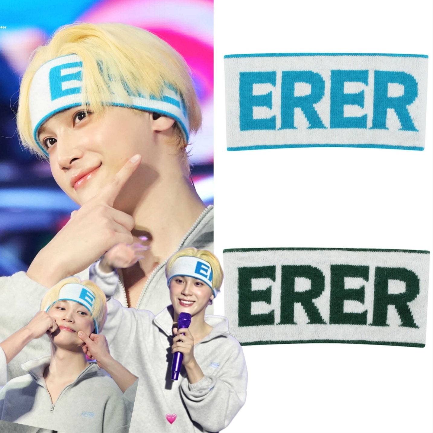 【ERER】 THE BOYZ チュハンニョン 着用 hair band 2色