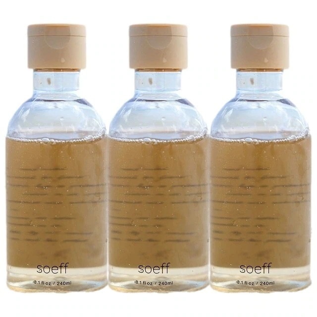 [国内正規品]ソフプロフェッショナル summer　ナチュラルシャンプー 240ml x 3 お得な3個セットシャンプー 天然由来成分100% 環境に優しい ミントシャンプー シリコンフリー