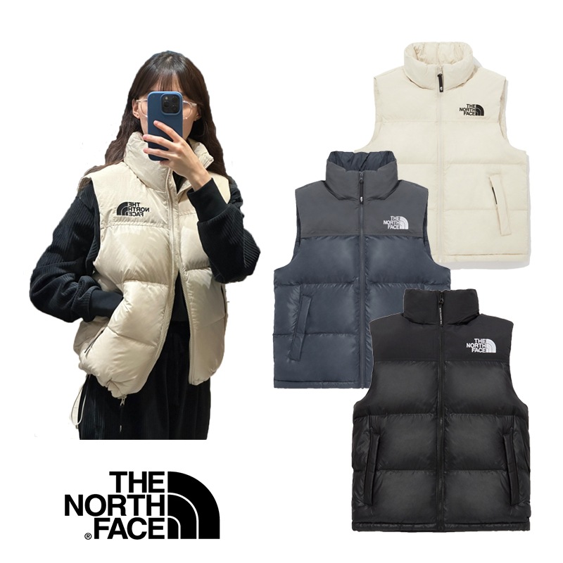 MS NUPTSE ON BALL VEST NV3NQ53 ライトダウン 軽量 軽い 保温 暖かい レディース メンズ 人気 おしゃれ かわいい 韓国 黒 白 男女兼用 ユニセックス コーデ